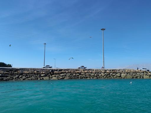 عکس اسکله بندر لافت