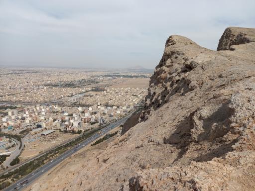 عکس قله کوه تخت رستم (بام اصفهان)