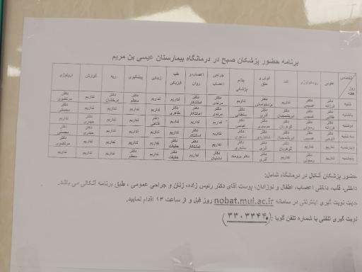 عکس بیمارستان عیسی ابن مریم
