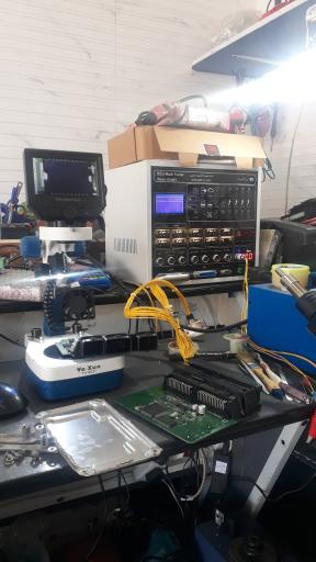 عکس موتور اسکن عیب یابی سیستم برق و انژکتور