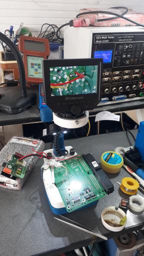 عکس موتور اسکن عیب یابی سیستم برق و انژکتور