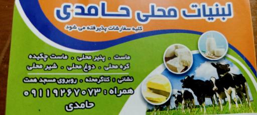 عکس لبنیاتی حامدی