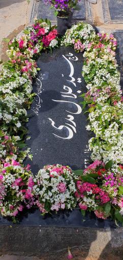 عکس آرامگاه مرحوم سید جلال مدرسی