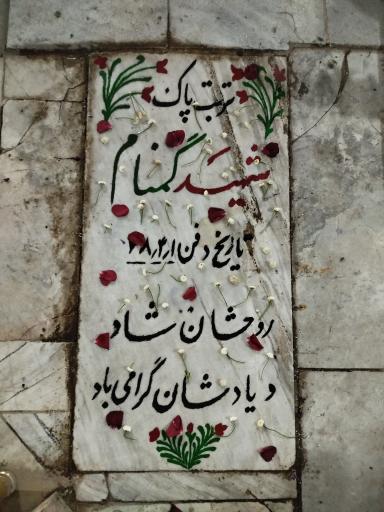 عکس گلزار شهدای علی ابن جعفر (ع)