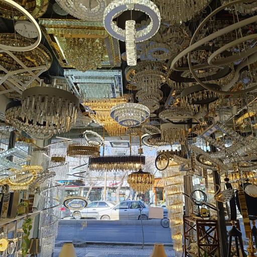 عکس تولیدی لوستر نور ایران