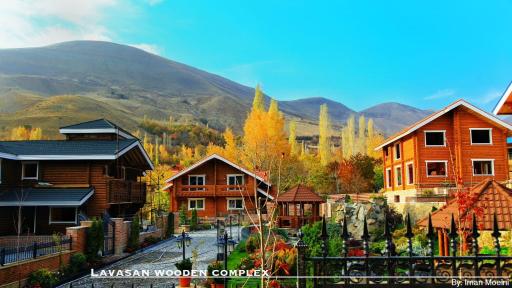 عکس شهرک چوبی لواسان