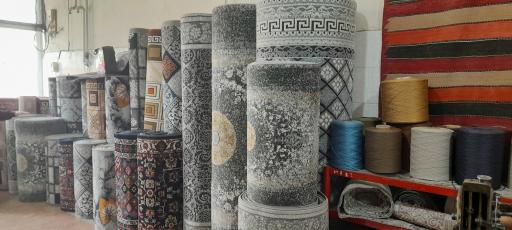 عکس رفو و لبه دوزی فرش آبین