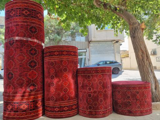 عکس رفو و لبه دوزی فرش آبین