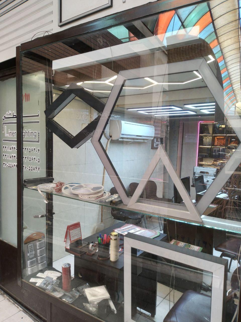 عکس نور خطی فخار