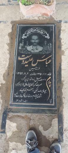 عکس آرامگاه عباس علیدوست