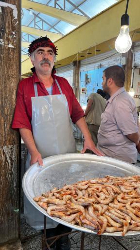 عکس بازار ماهی فروشان بوشهر