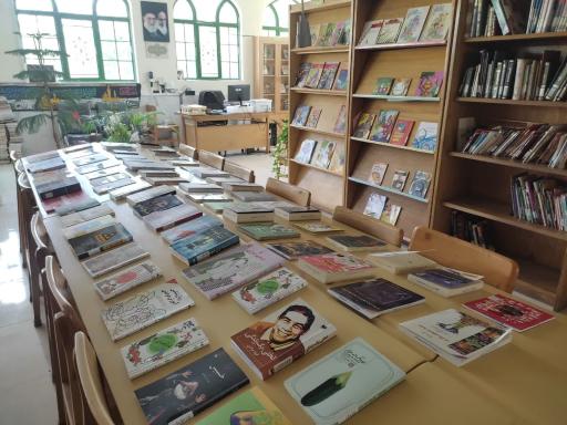 عکس کتابخانه مسجد حضرت عباس