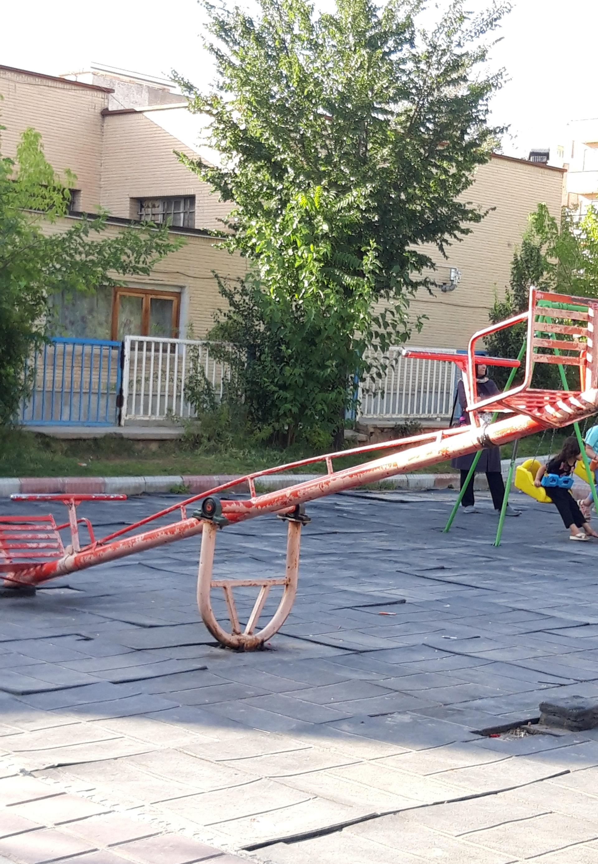 عکس پارک شب