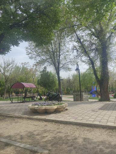 عکس پارک شب