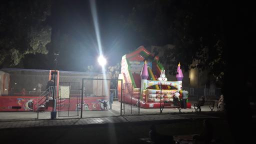 عکس پارک شب