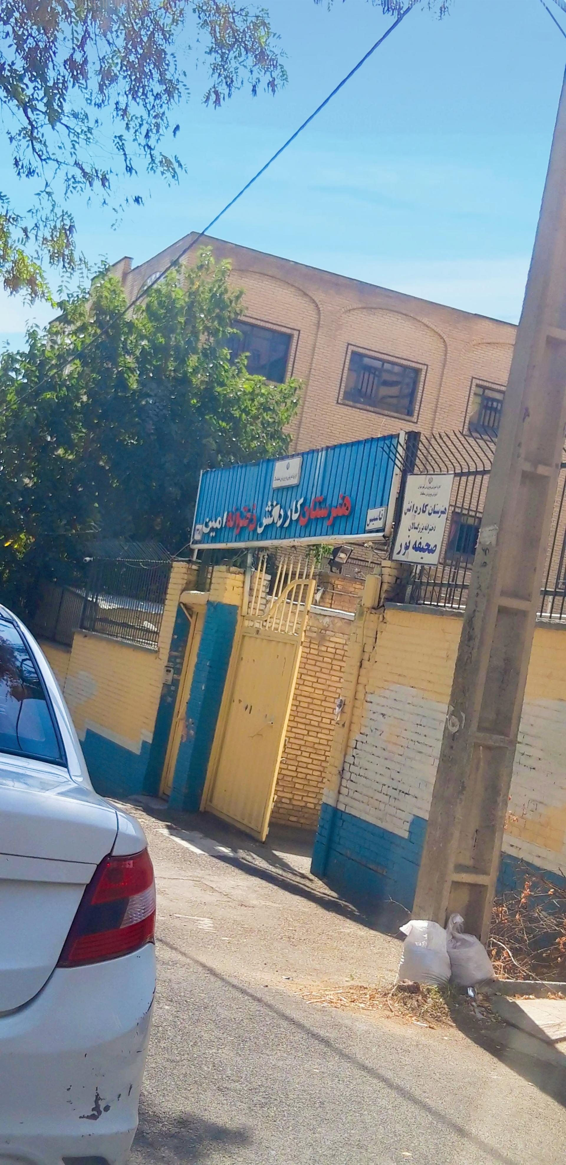 عکس هنرستان دخترانه امین