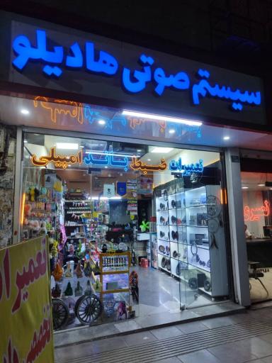 عکس تعمیر سیستم صوتی هادیلو