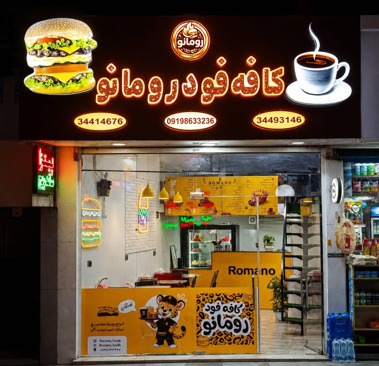 عکس فست فود رومانو 