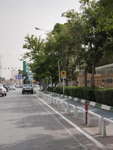 عکس ابتدای بلوار شهید مدرس