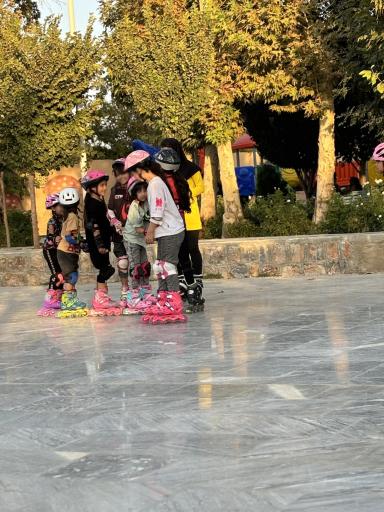 عکس آموزش اسکیت 