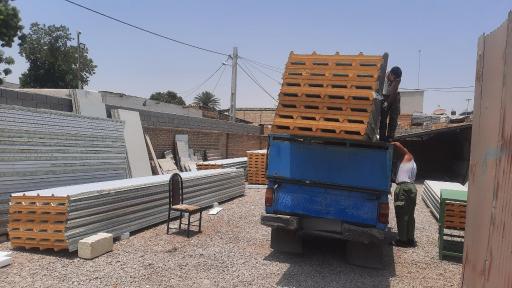 عکس سقف سوله ساندویچ پانل