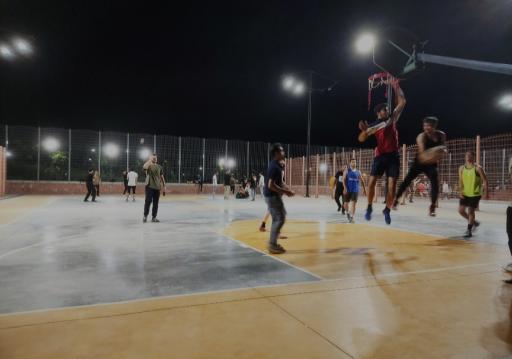 عکس زمین بسکتبال