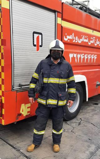 عکس آتش نشانی 15 خرداد