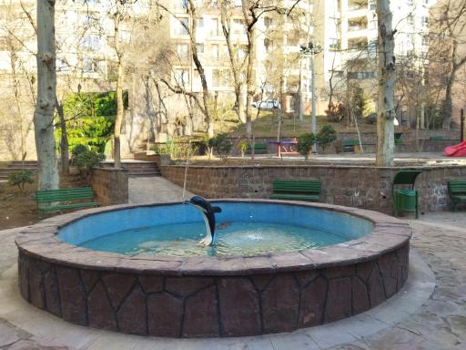 عکس آبنما بوستان باغ انجیری