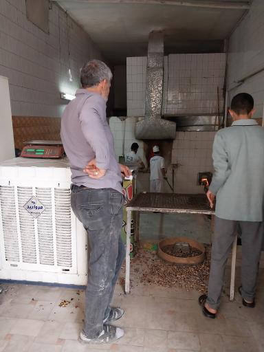 عکس نانوایی سنگک