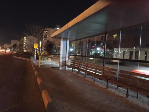 عکس ایستگاه اتوبوس هاشمی رفسنجانی 