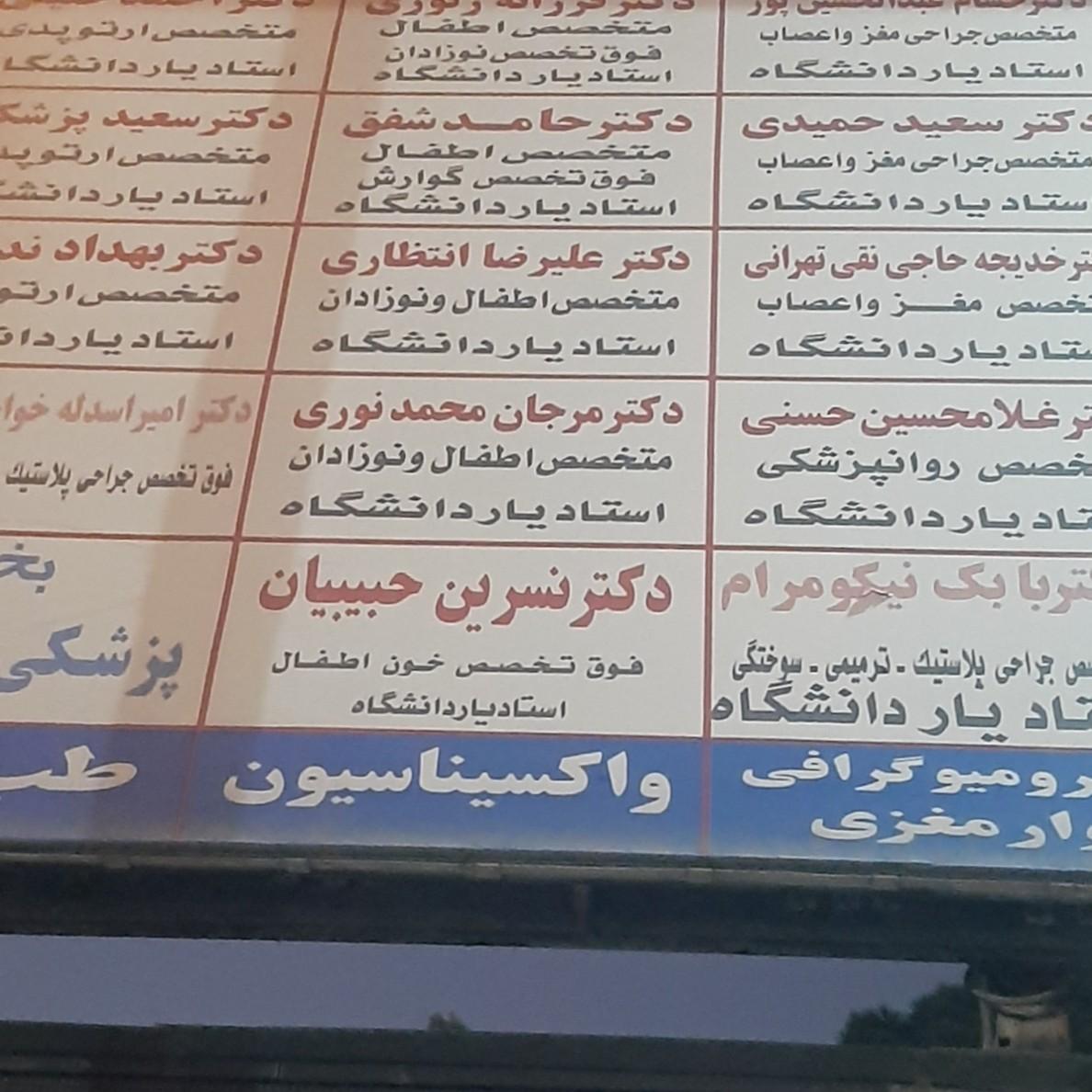 عکس دکتر مرجان محمد نوری