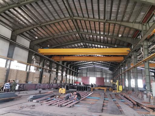 عکس کارخانه اسکلت فلزی مهندسی رناپ