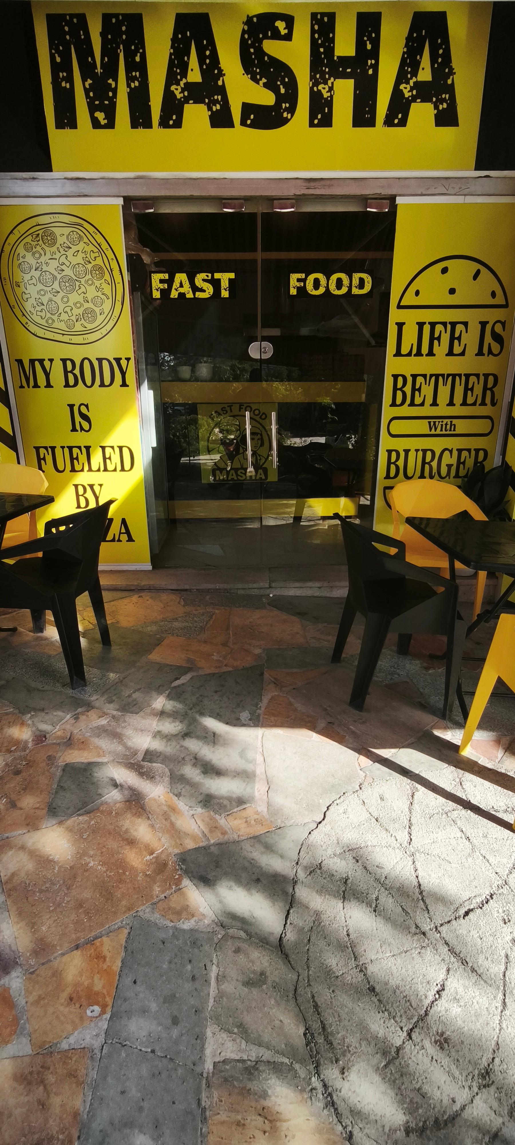 عکس فست فود ماشا 