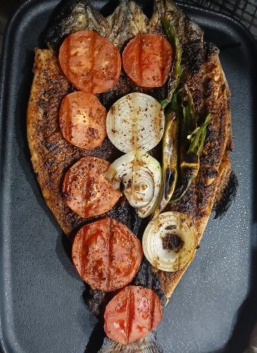 عکس ماهی کباب خان