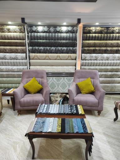 عکس گالری مبل و پارچه نوری