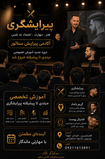 عکس سالن پیرایش سناتور