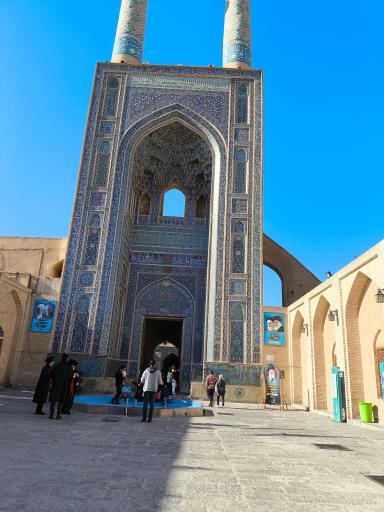 عکس مسجد جامع زاویه یزد