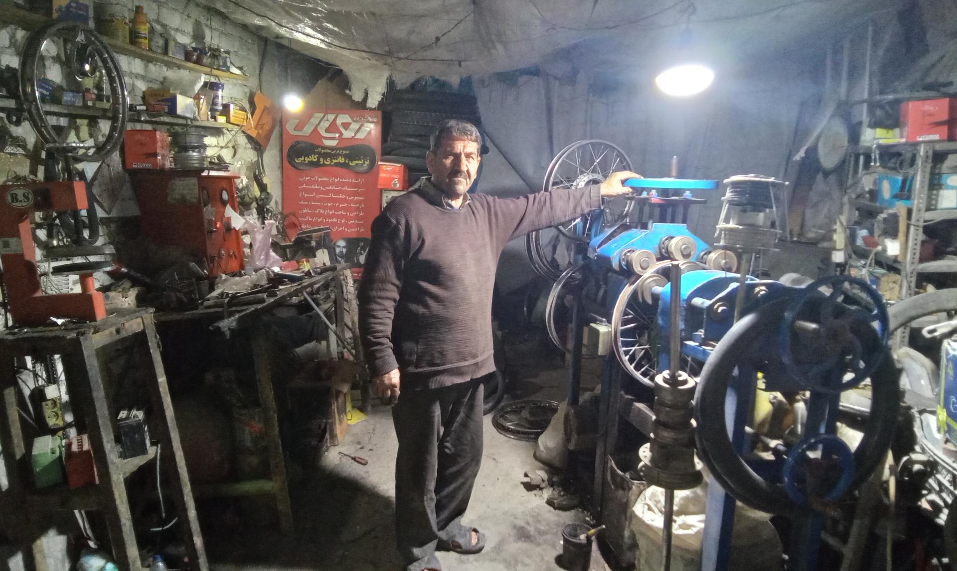 عکس تابگیری رینگ موتورسیکلت استاد اکبر