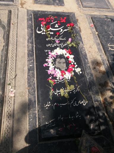 عکس مزار خسرو شکیبایی