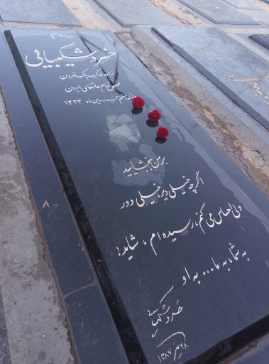 عکس مزار خسرو شکیبایی