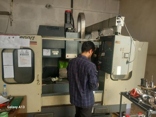 عکس خدمات فرز cnc زیدی باقرنژاد