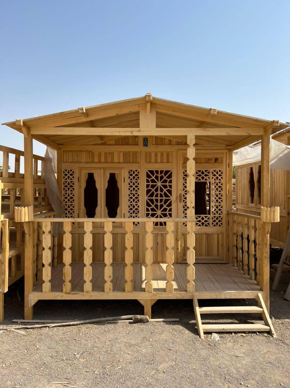 عکس نمایشگاه سازه های چوبی جنگل چوب