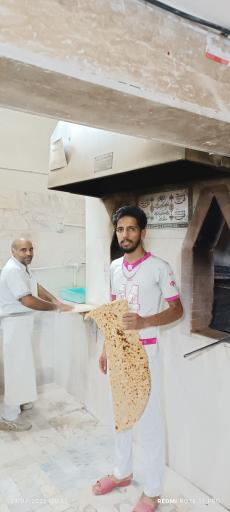 عکس نانوایی سنگک بنی اسدی 
