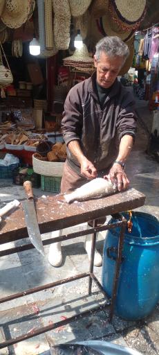 عکس بازار ماهی فروشان