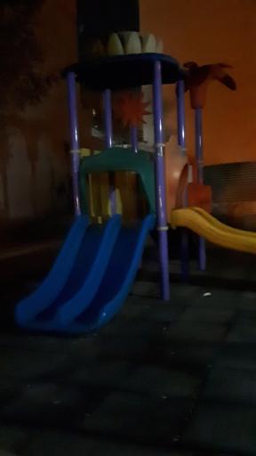 عکس فضای سبز با وسایل بازی کودک