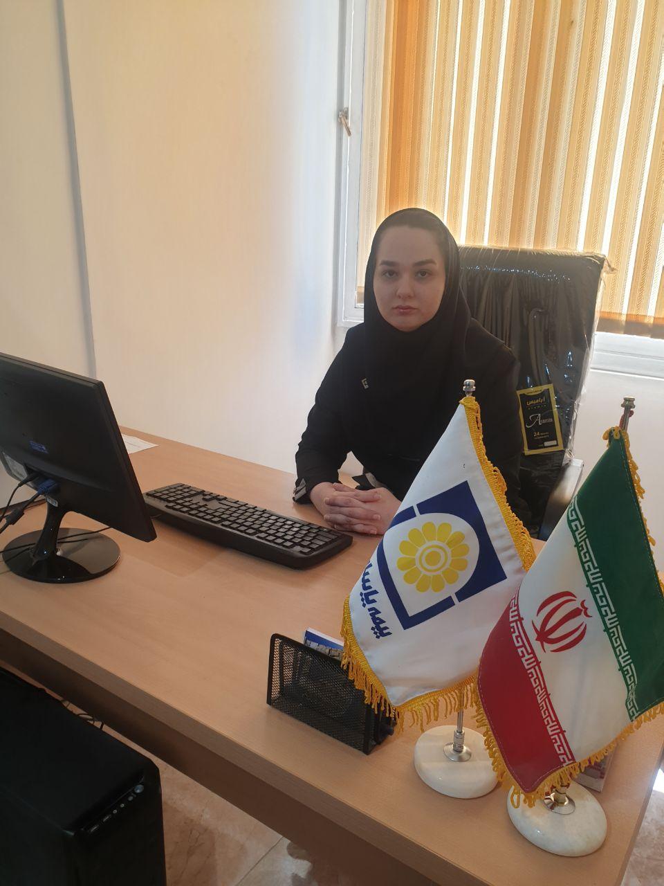 عکس بیمه پاسارگاد قزوین ویدا رحمانی شعبه بوعلی