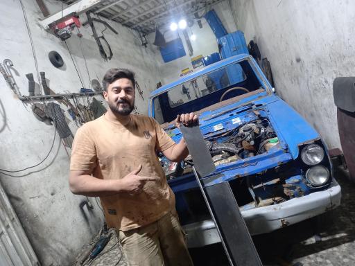 عکس آهنگری شاسی کشی و جلوبندی نیسان رشتی