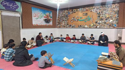 عکس هیئت نوجوانان محبین قرآن و اهل بیت