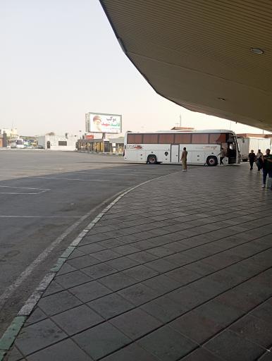 عکس حیاط ترمینال مسافربری شهید کلانتری