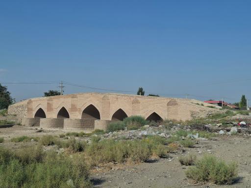 عکس پل تاریخی پنج چشمه بناب